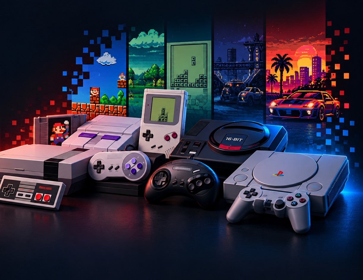 Classic console gaming hardware